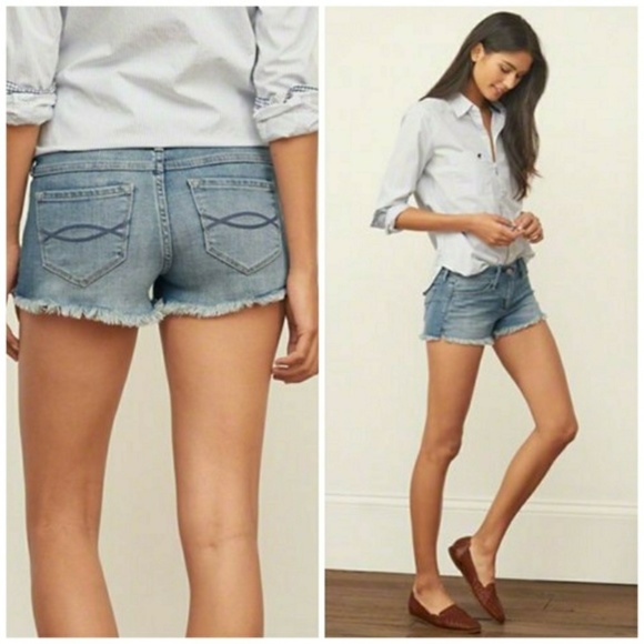 Abercrombie u0026 Fitch | Shorts | Abercrombie Fitch Low Rise Cut Off Denim  Shorts | Poshmark